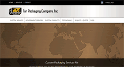 Desktop Screenshot of farpackaging.com
