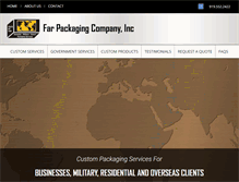 Tablet Screenshot of farpackaging.com
